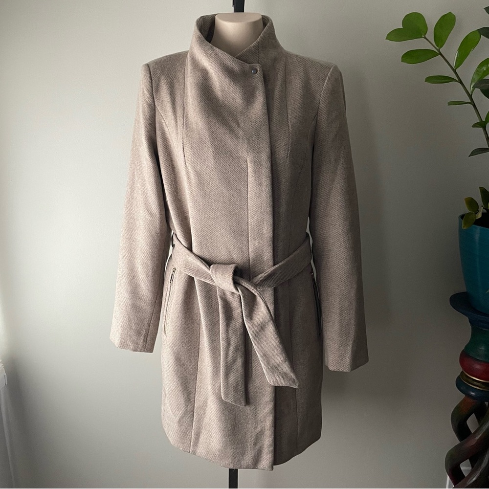 Vero Moda Taupe Belted Trench Coat